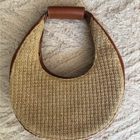 Staud Raffia Mini moon bag - Picture 5 of 9